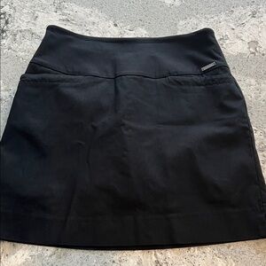 S.C. & Co. Black Women's Sports Skirt with Built-in Shorts SP